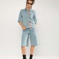 N�MPH - NUMALAGA SHORTS - Light Blue Denim