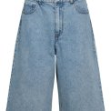 N�MPH - NUMALAGA SHORTS - Light Blue Denim