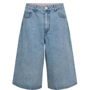 N�MPH - NUMALAGA SHORTS - Light Blue Denim