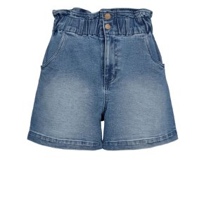N�MPH - NULULU DENIM SHORTS - Medium Blue Denim