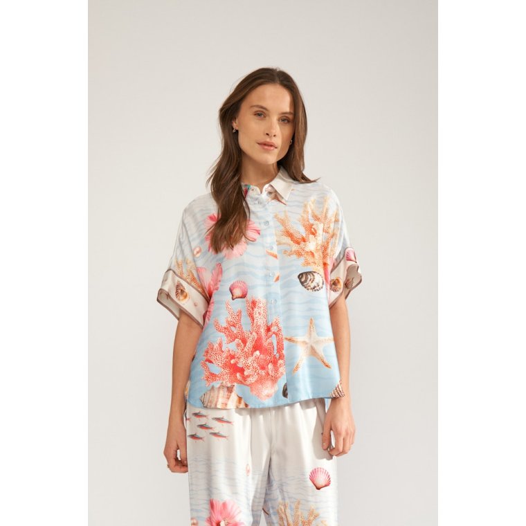  N�MPH - NUOCEANA SLEEVELESS SHIRT - Skyway