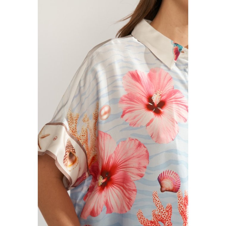  N�MPH - NUOCEANA SLEEVELESS SHIRT - Skyway