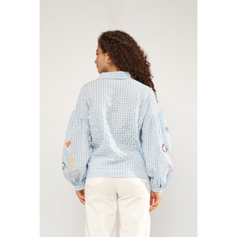 N�MPH - NUSURFER SHIRT - Placid Blue