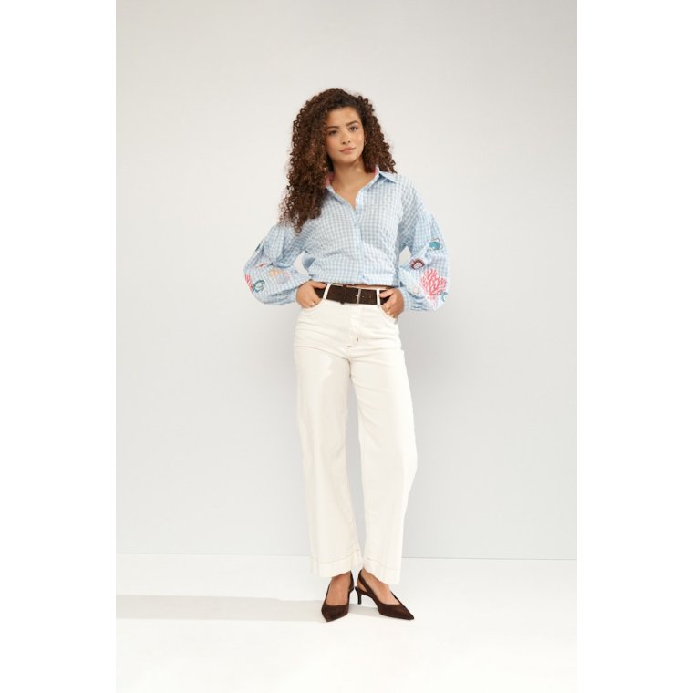 N�MPH - NUSURFER SHIRT - Placid Blue