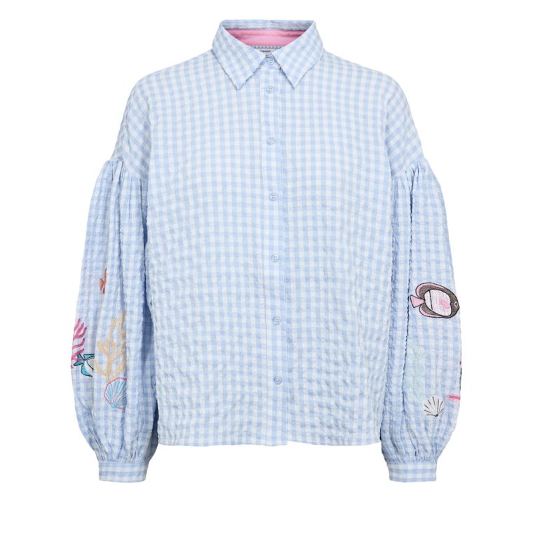 N�MPH - NUSURFER SHIRT - Placid Blue