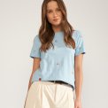 N�MPH - NUSHELLPA T-SHIRT - GOTS - Placid Blue