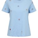 N�MPH - NUSHELLPA T-SHIRT - GOTS - Placid Blue