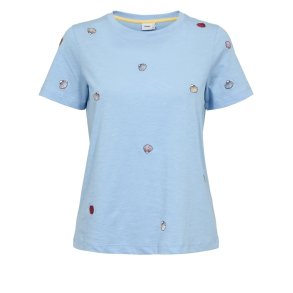 N�MPH - NUSHELLPA T-SHIRT - GOTS - Placid Blue