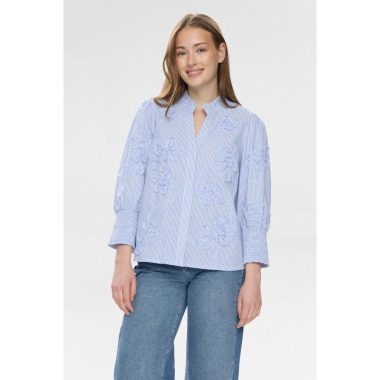 N�MPH - NUEMELIA SHIRT - Placid Blue