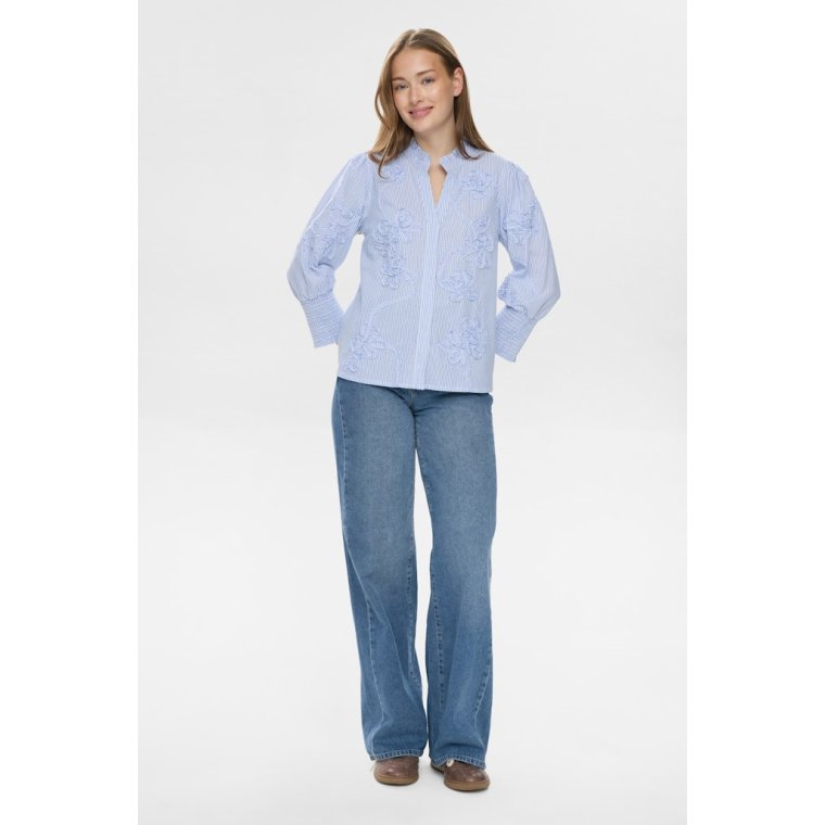 N�MPH - NUEMELIA SHIRT - Placid Blue