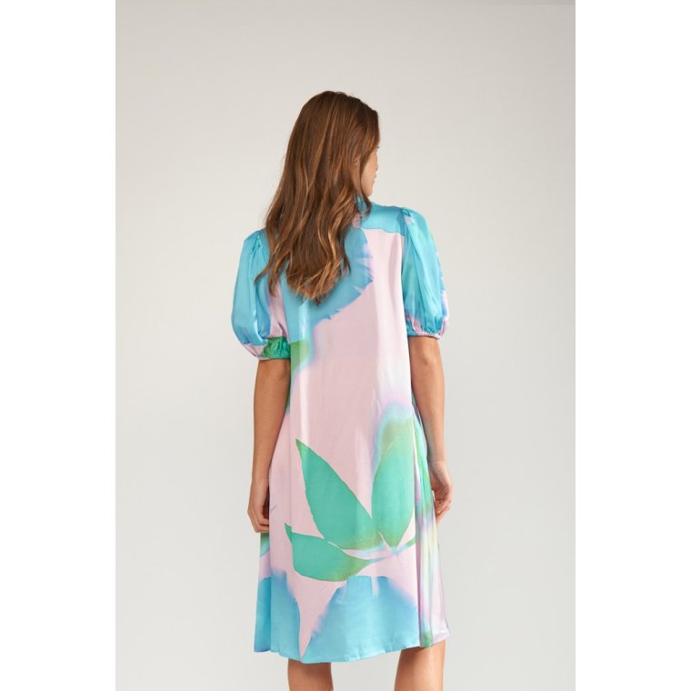 N�MPH - NUSUNLEE SHORT DRESS - Orchid Bloom
