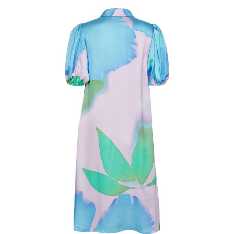 N�MPH - NUSUNLEE SHORT DRESS - Orchid Bloom