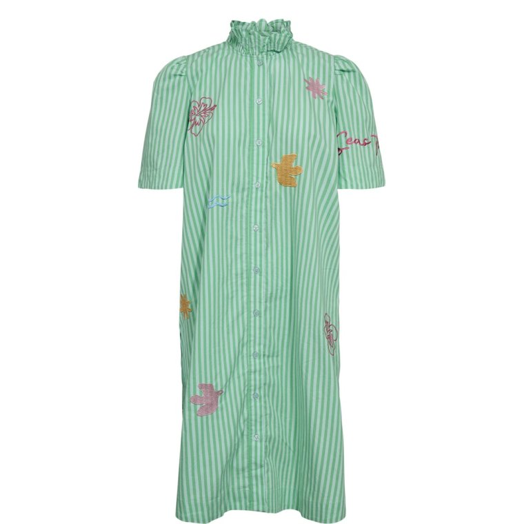 N�MPH - NUSEANNE DRESS - Absinthe Green