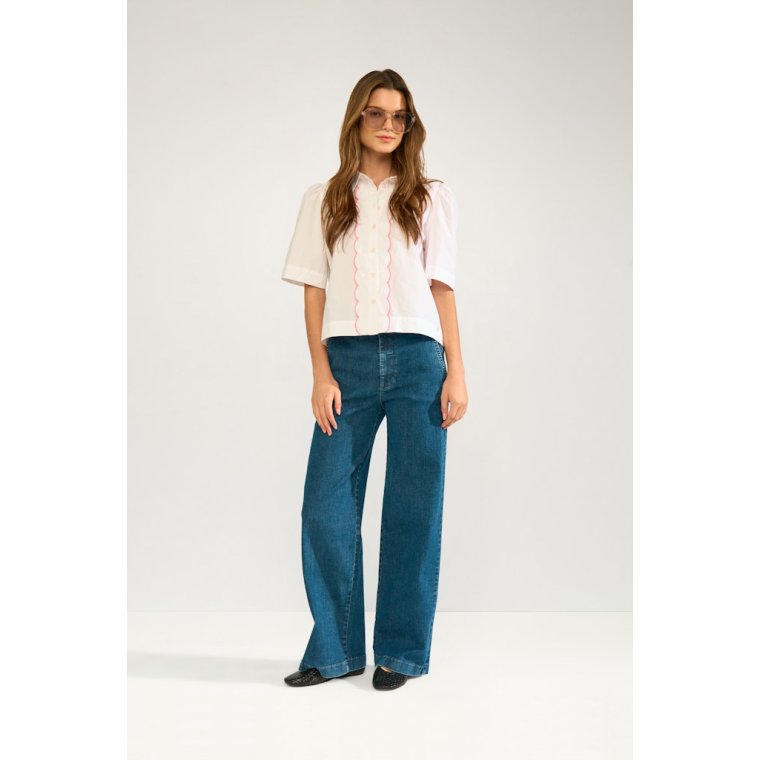 N�MPH - NUSIENNA SHIRT - Bright White