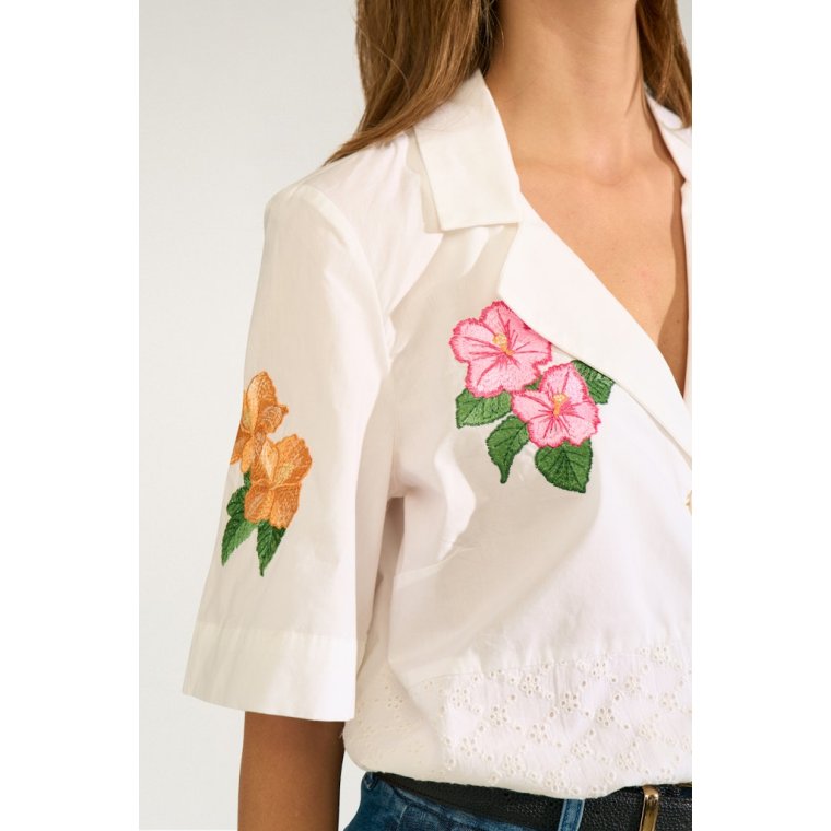 N�MPH - NUMAIA SHIRT - Bright White