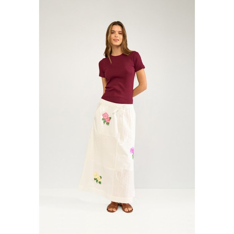 N�MPH - NUMAIA SKIRT - Bright White