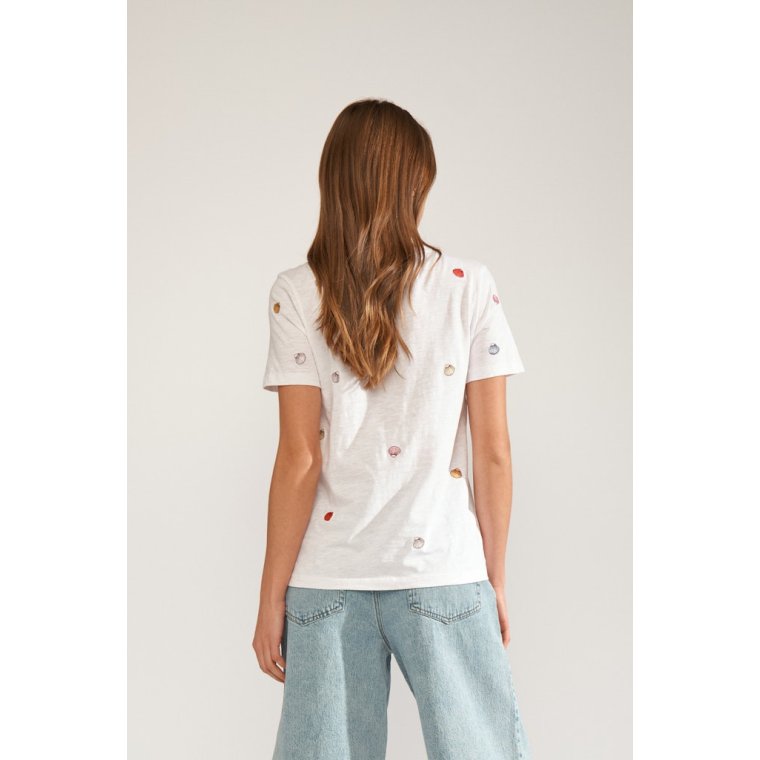 N�MPH - NUSHELLPA T-SHIRT - GOTS - Bright White