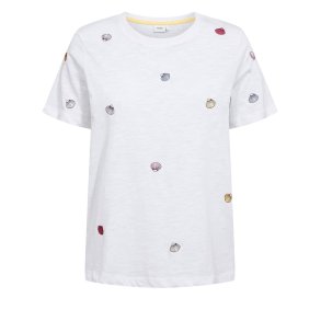 N�MPH - NUSHELLPA T-SHIRT - GOTS - Bright White