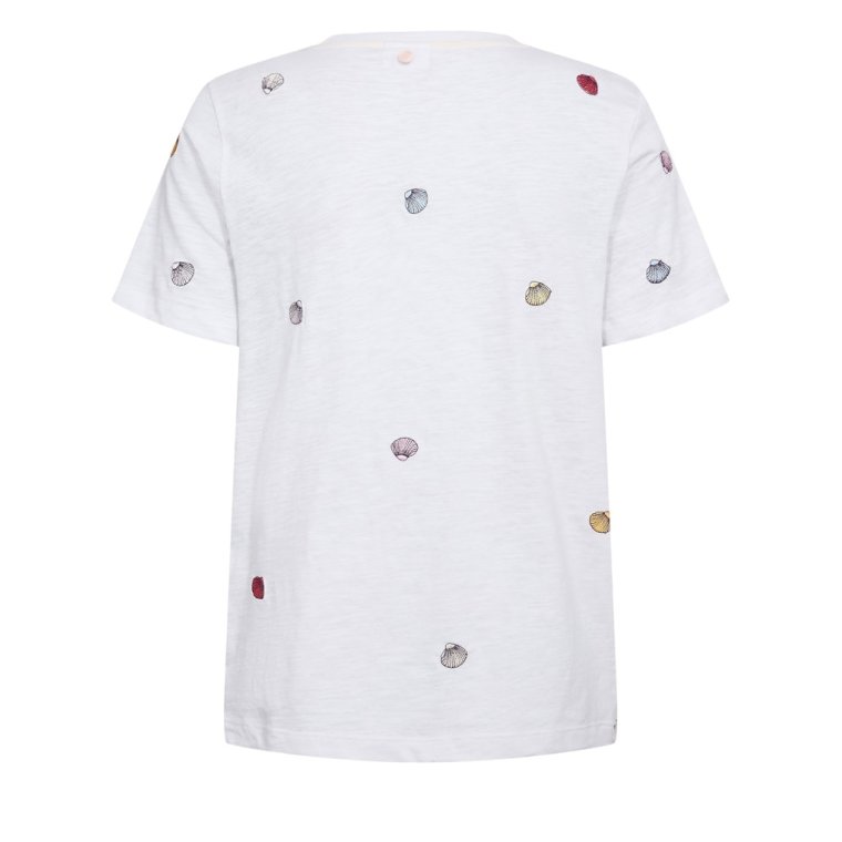 N�MPH - NUSHELLPA T-SHIRT - GOTS - Bright White
