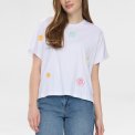N�MPH - NUSEANNE OVERSIZE T-SHIRT - GOTS - Bright White