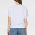 N�MPH - NUSEANNE OVERSIZE T-SHIRT - GOTS - Bright White