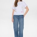 N�MPH - NUSEANNE OVERSIZE T-SHIRT - GOTS - Bright White