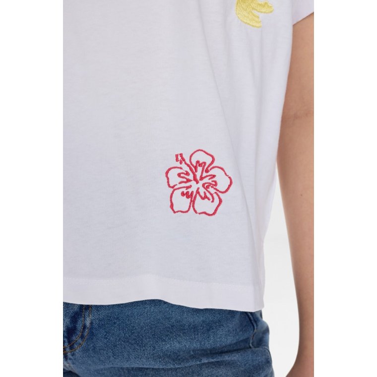 N�MPH - NUSEANNE OVERSIZE T-SHIRT - GOTS - Bright White