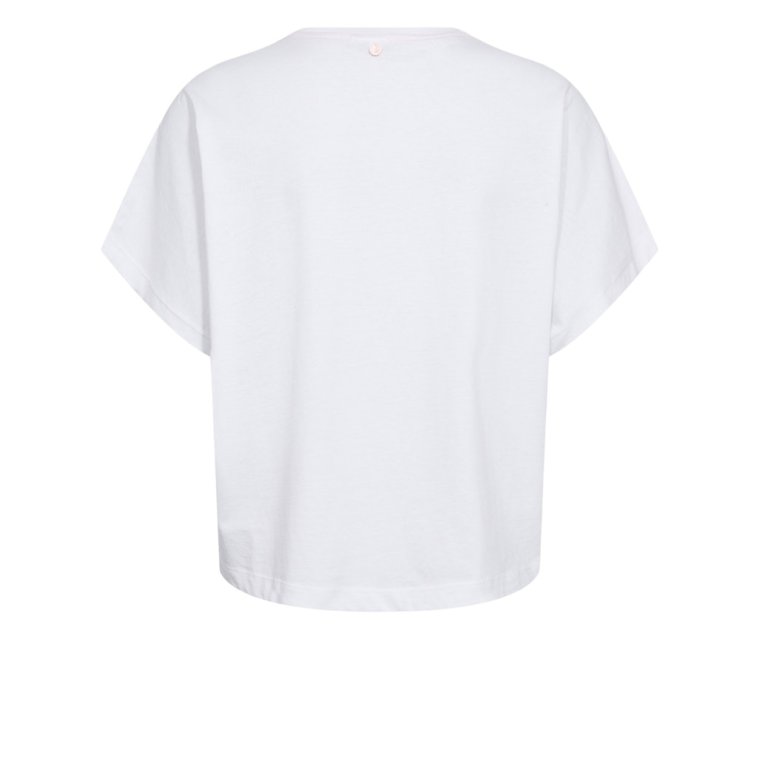 N�MPH - NUSEANNE OVERSIZE T-SHIRT - GOTS - Bright White