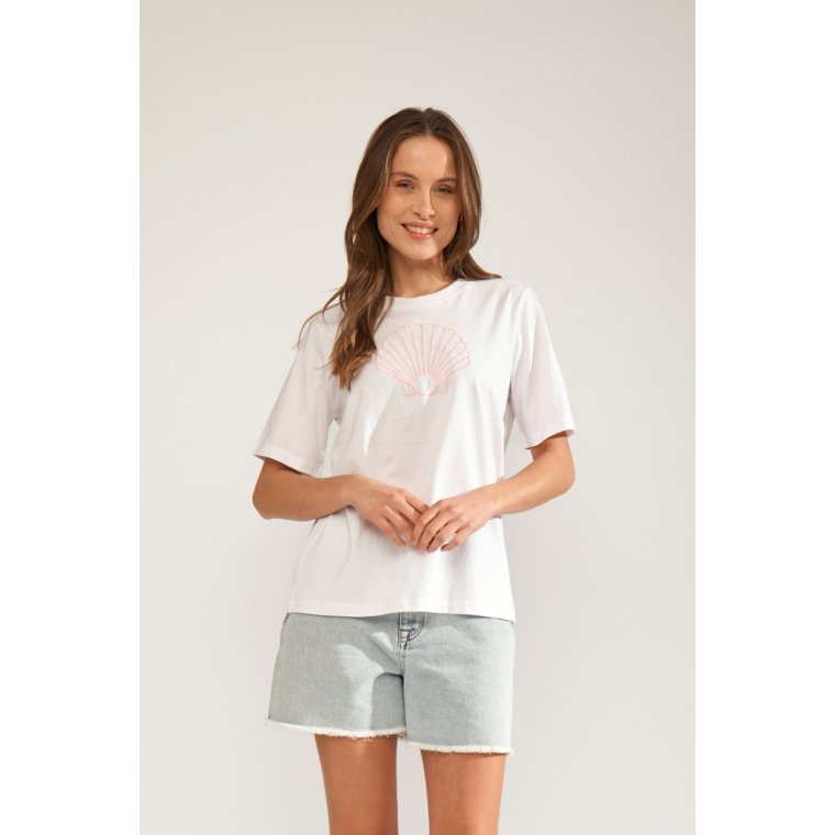 N�MPH - NUTIDE T-SHIRT - Bright White