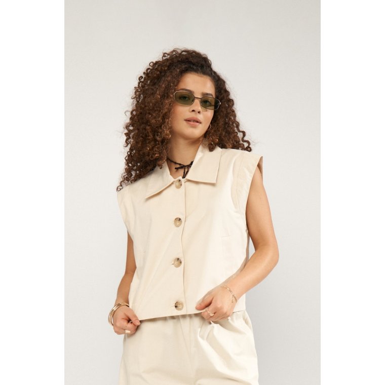 N�MPH - NUSUNNA VEST - Whitecap Gray