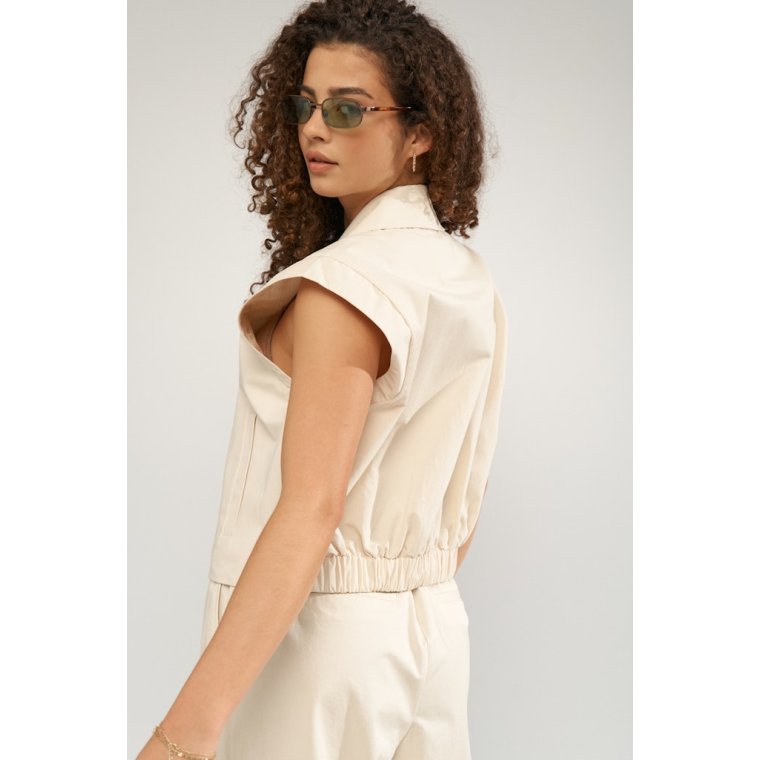 N�MPH - NUSUNNA VEST - Whitecap Gray