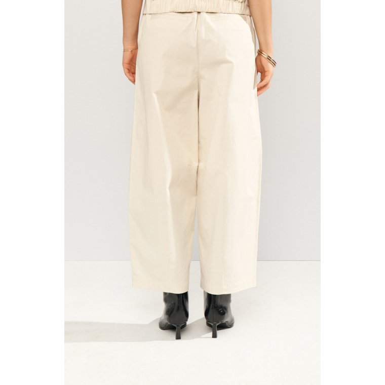 N�MPH - NUSUNNA CROPPED PANTS - Whitecap Gray