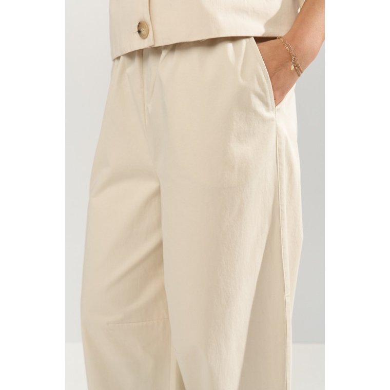 N�MPH - NUSUNNA CROPPED PANTS - Whitecap Gray