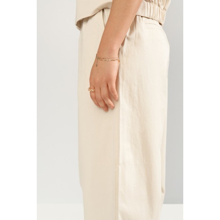 N�MPH - NUSUNNA CROPPED PANTS - Whitecap Gray