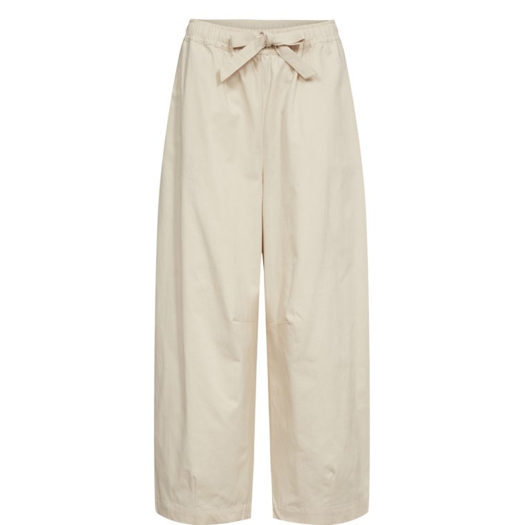 N�MPH - NUSUNNA CROPPED PANTS - Whitecap Gray