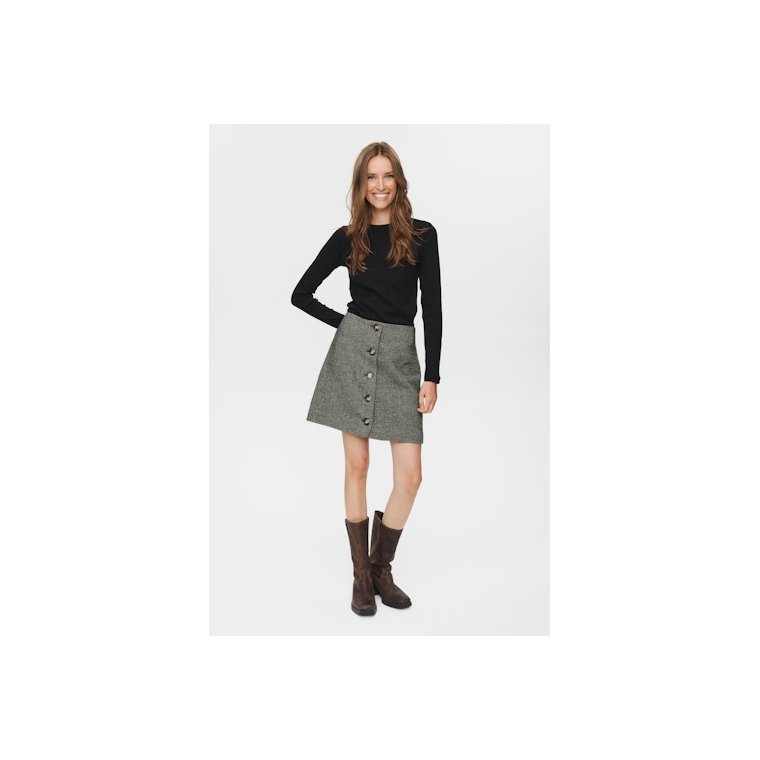 NMPH - NUAVEY MINI SKIRT - Caviar