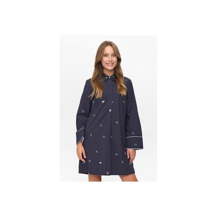 N�MPH - NUCHIRO DRESS - Dark Sapphire