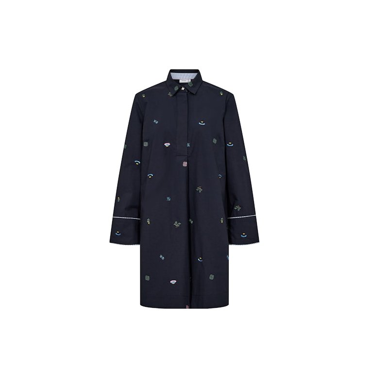 N�MPH - NUCHIRO DRESS - Dark Sapphire