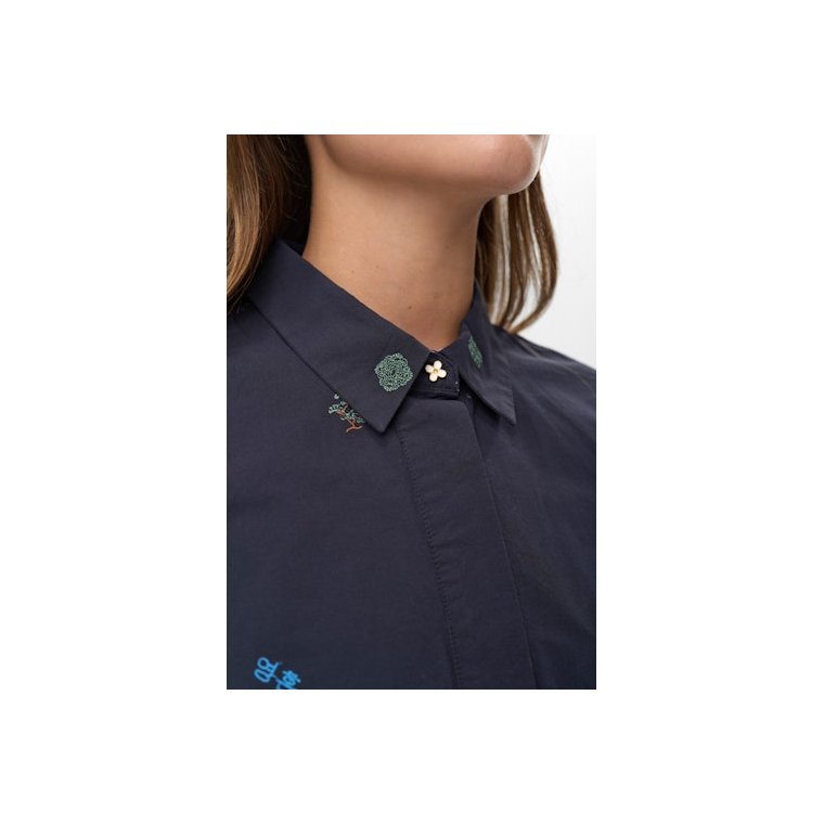 N�MPH - NUCHIRO DRESS - Dark Sapphire