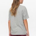 N�mph - NUPREMA OVERSIZE TEE - Medium Grey mel