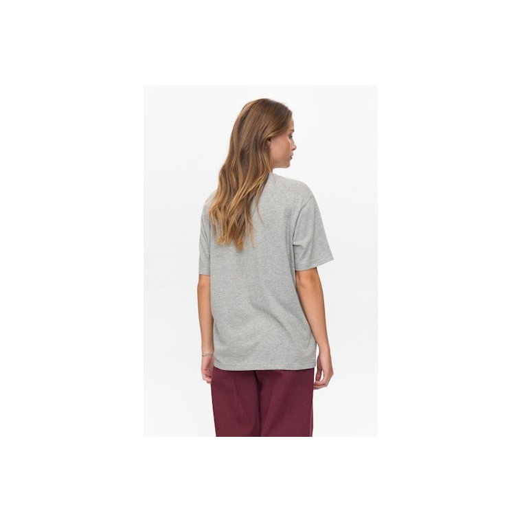N�mph - NUPREMA OVERSIZE TEE - Medium Grey mel