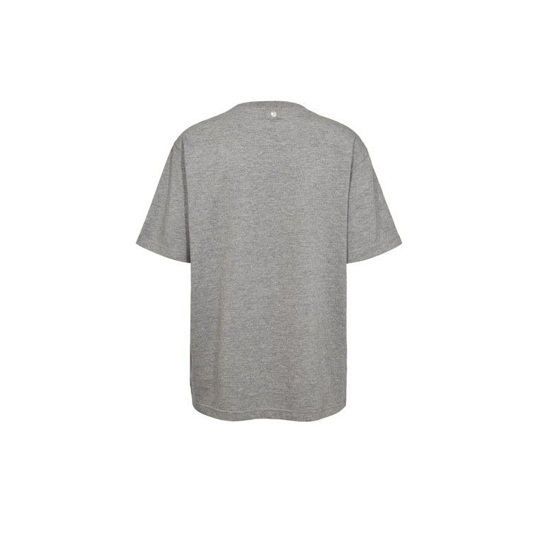 N�mph - NUPREMA OVERSIZE TEE - Medium Grey mel