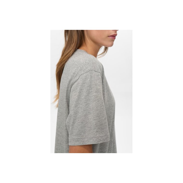 N�mph - NUPREMA OVERSIZE TEE - Medium Grey mel