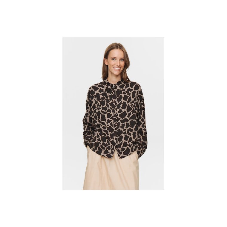 NMPH - NUHANA BOXY SHIRT - Black Coffee