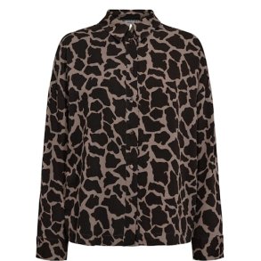 NMPH - NUHANA BOXY SHIRT - Black Coffee