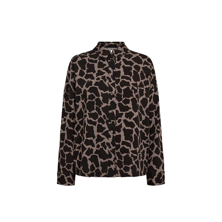 NMPH - NUHANA BOXY SHIRT - Black Coffee