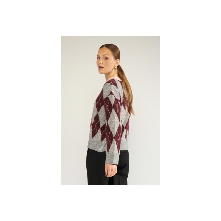 N�MPH - NUTIKLA PULLOVER - Medium Grey mel