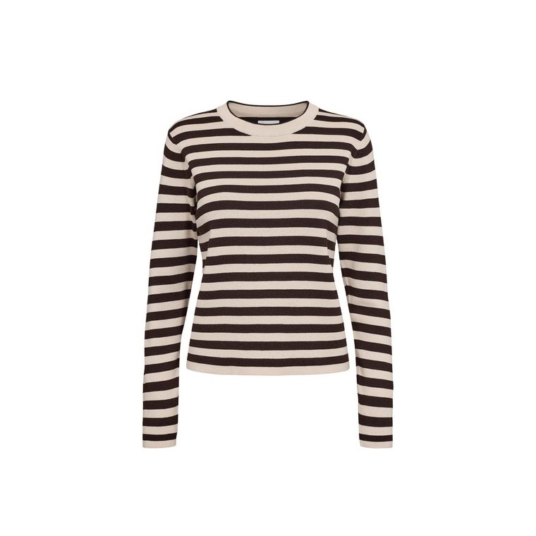 N�MPH - NUSTRIPY PULLOVER - Grey Morn