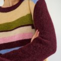 N�MPH - NURIETTE PIXEL STRIPE PULLOVER - Fig