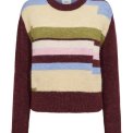 N�MPH - NURIETTE PIXEL STRIPE PULLOVER - Fig